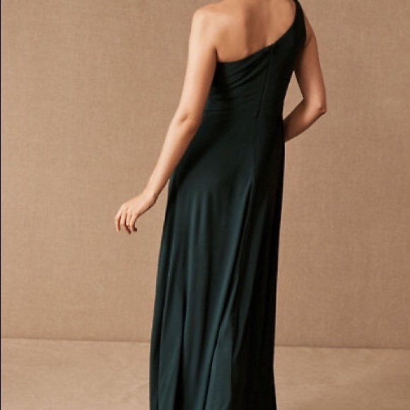 NEW BHLDN Brixen Maxi Dress Green Jersey Gown Z444-6 - Picture 2 of 3